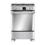 COCINA GAS 60 CM MABE INX CMP6085FX1 4 HORNILLAS