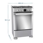COCINA GAS 60 CM MABE INX CMP6085FX1 4 HORNILLAS - Image 2